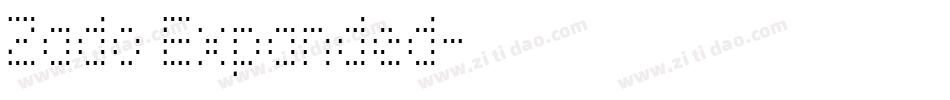 Zado Expanded字体转换